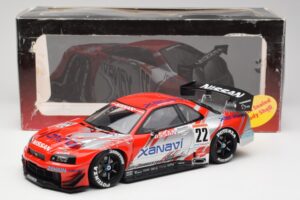 Nissan Skyline GT-R #22 M. Krumm / S. Motoyama Xanavi Nismo JGTC 2002 AUTOart 1:18 80277 Метал — снимка 6 от 6
