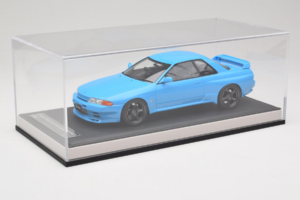 Nissan Skyline GT-R R32 Customized Version Син MotorHelix 1:18 MH029CB Смола — снимка 6 от 7