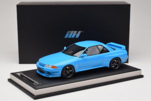 Nissan Skyline GT-R R32 Customized Version Син MotorHelix 1:18 MH029CB Смола — снимка 7 от 7