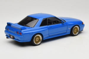 Nissan Skyline GT-R R32 V-Spec II Tuned Син AUTOart 1:18 77415 Метал — снимка 3 от 8