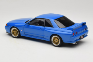 Nissan Skyline GT-R R32 V-Spec II Tuned Син AUTOart 1:18 77415 Метал — снимка 7 от 8