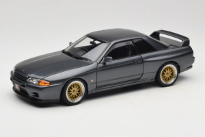 Nissan Skyline GT-R R32 V-Spec II Tuned Gun Grey Metallic AUTOart 1:18 77417 Метал