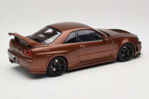 Nissan Skyline GT-R R34 Customized Metallic Bronze MotorHelix 1:18 M83414 Метал — снимка 3 от 8