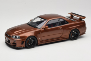 Nissan Skyline GT-R R34 Customized Metallic Bronze MotorHelix 1:18 M83414 Метал