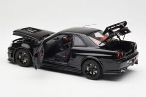 Nissan Skyline GT-R R34 NISMO Z-Tune Черен AUTOart 1:18 77355 Метал — снимка 5 от 8