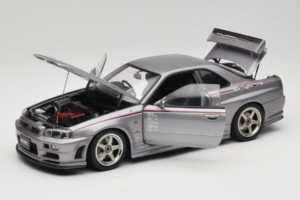 Nissan Skyline GT-R R34 Nismo S-Tune Сребрист AUTOart 1:18 77358 Метал — снимка 2 от 8