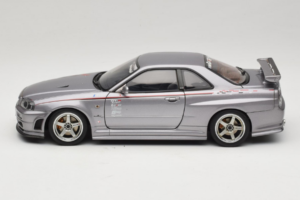 Nissan Skyline GT-R R34 Nismo S-Tune Сребрист AUTOart 1:18 77358 Метал — снимка 4 от 8
