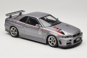 Nissan Skyline GT-R R34 Nismo S-Tune Сребрист AUTOart 1:18 77358 Метал — снимка 6 от 8