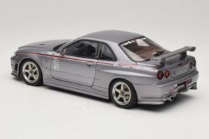 Nissan Skyline GT-R R34 Nismo S-Tune Сребрист AUTOart 1:18 77358 Метал — снимка 7 от 8