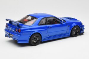 Nissan Skyline GT-R R34 NISMO Z-Tune Bayside Син AUTOart 1:18 77354 Композит — снимка 3 от 8