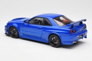 Nissan Skyline GT-R R34 NISMO Z-Tune Bayside Син AUTOart 1:18 77354 Композит — снимка 7 от 8