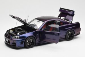 Nissan Skyline GT-R R34 NISMO Z-Tune Midnight Лилав III AUTOart 1:18 77464 Композит — снимка 2 от 8