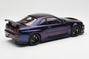 Nissan Skyline GT-R R34 NISMO Z-Tune Midnight Лилав III AUTOart 1:18 77464 Композит — снимка 3 от 8