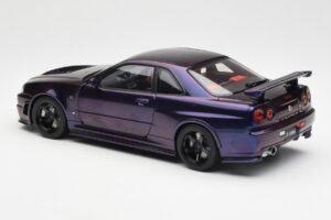 Nissan Skyline GT-R R34 NISMO Z-Tune Midnight Лилав III AUTOart 1:18 77464 Композит — снимка 7 от 8