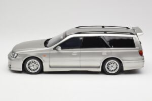 Nissan Stagea Autech WC34 260RS Sonic Silver Otto 1:18 OT471 Смола — снимка 3 от 6