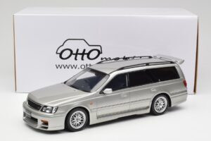 Nissan Stagea Autech WC34 260RS Sonic Silver Otto 1:18 OT471 Смола — снимка 6 от 6