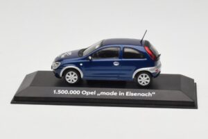 Opel Corsa C 1.5M Made in Eisenach Minichamps 1:43 OPEL003 Метал