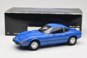 Opel GT/J Синьо Minichamps 1:18 180049023 Метал — снимка 8 от 8