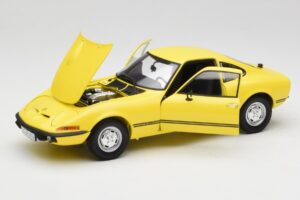 Opel GT/J Жълт Minichamps 1:18 180049021 Метал — снимка 2 от 8