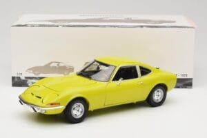 Opel GT Жълт Minichamps 1:18 180049032 Метал — снимка 8 от 8