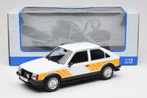 Opel Kadett D SR Бял с Жълт Декор MCG 1:18 MCG18534 Метал — снимка 6 от 6