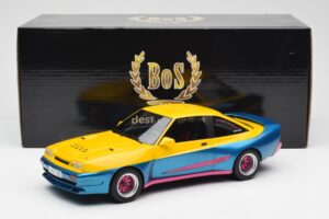 Opel Manta Жълт Син BoS Models 1:18 BOS279 Метал — снимка 6 от 6