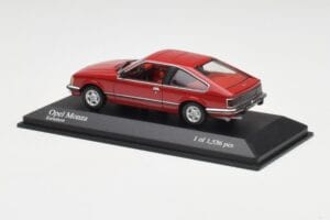 Opel Monza A Червен Minichamps 1:43 400045121 Метал — снимка 3 от 4