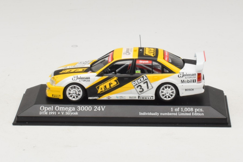 Opel Omega 3000 24V #37 K-H. Strycek DTM 1991 Minichamps 1:43 400914437 Метал
