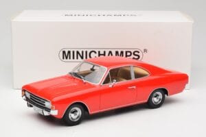 Opel Rekord C Coupe Червен Minichamps 1:18 107047020 Смола — снимка 6 от 6