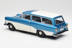 Opel Rekord P1 Caravan Синьо Металик Minichamps 1:18 180043210 Метал — снимка 7 от 8