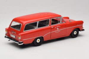 Opel Rekord P1 Caravan Feuerwehr Neuenkirchen Minichamps 1:18 180043291 Метал — снимка 3 от 8