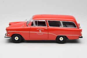 Opel Rekord P1 Caravan Feuerwehr Neuenkirchen Minichamps 1:18 180043291 Метал — снимка 4 от 8