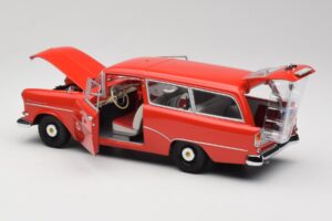 Opel Rekord P1 Caravan Feuerwehr Neuenkirchen Minichamps 1:18 180043291 Метал — снимка 5 от 8