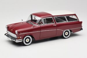 Opel Rekord P1 Caravan Червен Minichamps 1:18 180043211 Метал