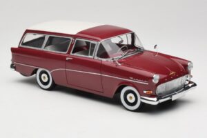 Opel Rekord P1 Caravan Червен Minichamps 1:18 180043211 Метал — снимка 6 от 8