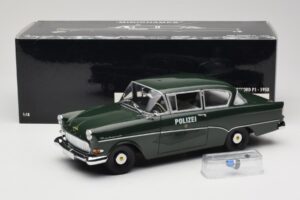 Opel Rekord P1 Polizei Minichamps 1:18 180043290 Метал — снимка 8 от 8