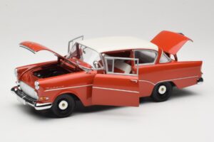 Opel Rekord P1 Червен Minichamps 1:18 180043201 Метал — снимка 2 от 8