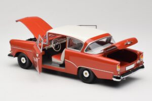 Opel Rekord P1 Червен Minichamps 1:18 180043201 Метал — снимка 5 от 8