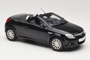 Opel Tigra TwinTop B Черен Norev 1:18 183600 Метал — снимка 6 от 8