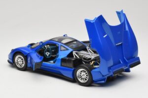 Pagani Zonda C12 Син Solido 1:18 8172 Метал — снимка 5 от 8