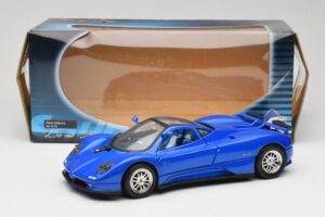 Pagani Zonda C12 Син Solido 1:18 8172 Метал — снимка 8 от 8