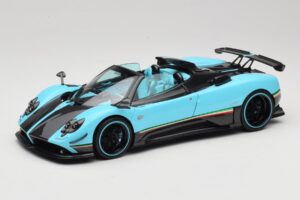 Pagani Zonda Uno Carbon Светлосин Almost Real 1:18 850630001 Метал
