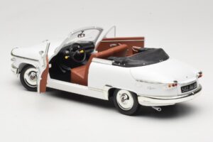 Panhard PL17 Кабриолет Бял Solido 1:18 8174 Метал — снимка 5 от 8