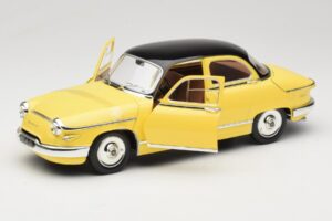 Panhard PL17 Жълт Solido 1:18 8173 Метал — снимка 2 от 8