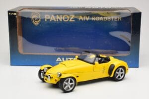 Panoz AIV Roadster Жълт AUTOart 1:18 78213 Метал — снимка 8 от 8