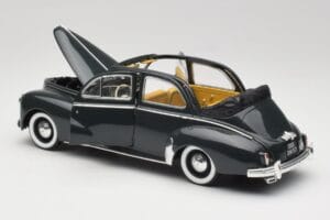 Peugeot 203 Кабриолет Черен Solido 1:18 8156 Метал — снимка 5 от 8