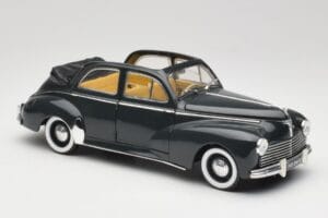 Peugeot 203 Кабриолет Черен Solido 1:18 8156 Метал — снимка 6 от 8