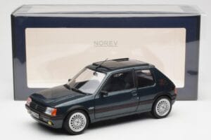 Peugeot 205 GTI 1.9 Magic Sorrento Зелен Norev 1:18 184859 Метал — снимка 8 от 8