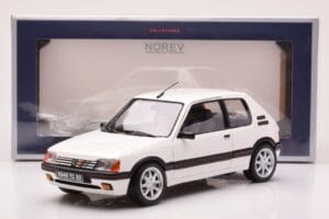 Peugeot 205 GTi 1.9 Meije Бял Norev 1:18 184842 Метал — снимка 8 от 8