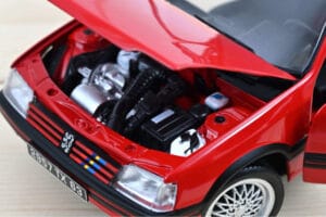 Peugeot 205 GTi 1.9 PTS Deco Vallelunga Червен Norev 1:18 184846 Метал — снимка 3 от 3